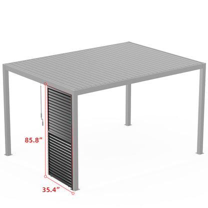 Louver Shades 1/3 10ft