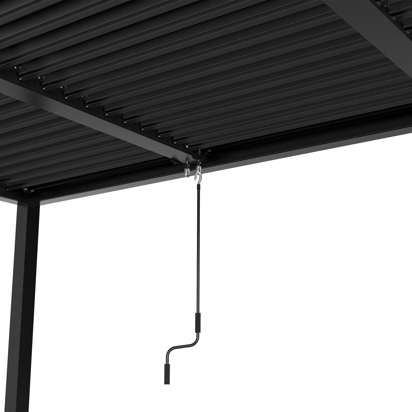 Louver Pergola 10x19FT Aluminum Frame & Louvers